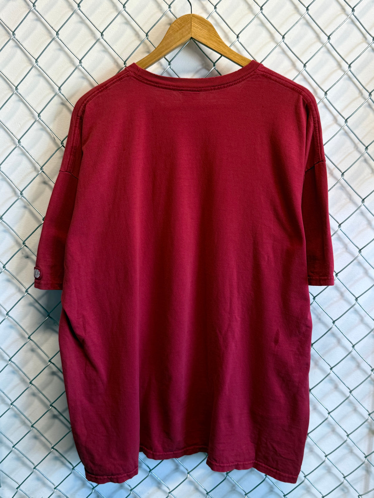 Y2K Element Skate Company Script Logo Red Graphic Tee Size XL