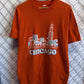 Vintage 90's Chicago Skyline Graphic Tee Size Large