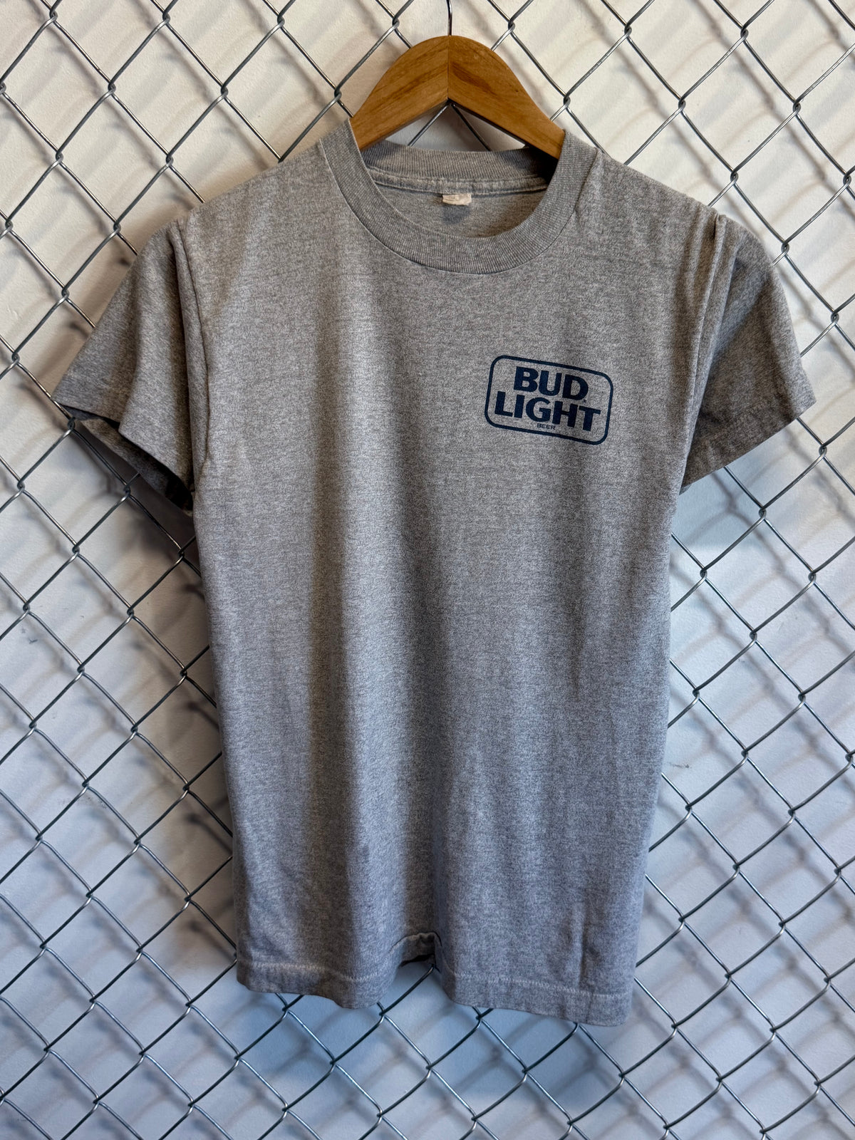 Vintage 1985 Bud Light Keystone Kapers Beer Promo Graphic Tee Size Small