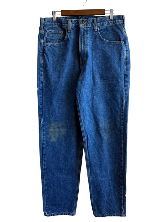 Carhartt Denim Dungaree Fit Carpenter Jeans Size 36x34