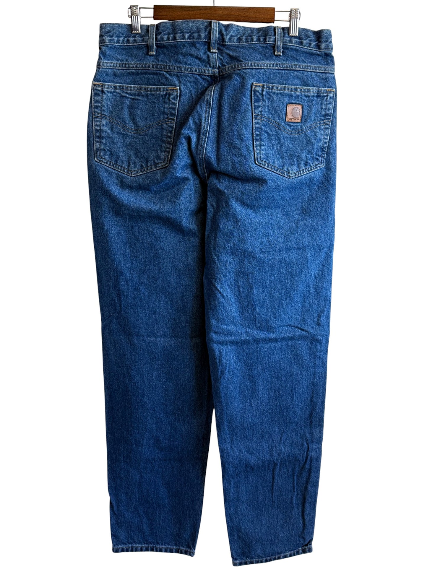 Carhartt Denim Dungaree Fit Carpenter Jeans Size 36x34