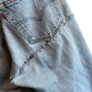 Vintage 90's Levi's 501 Light Wash Repaired Denim Jeans Size 32x29