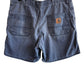 Carhartt Faded Blue Carpenter Shorts Size 36