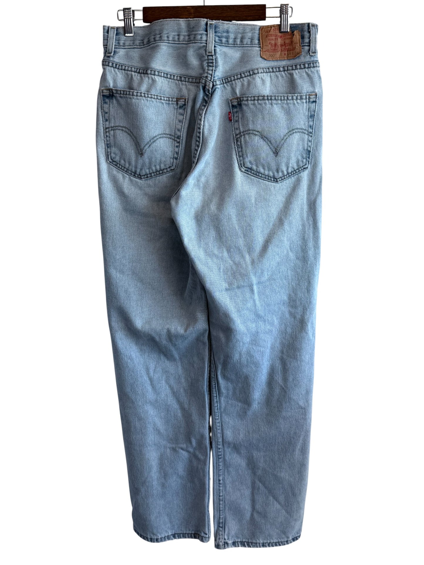 Vintage Y2K Levi's 550 Relaxed Fit Denim Jeans Size 33x31