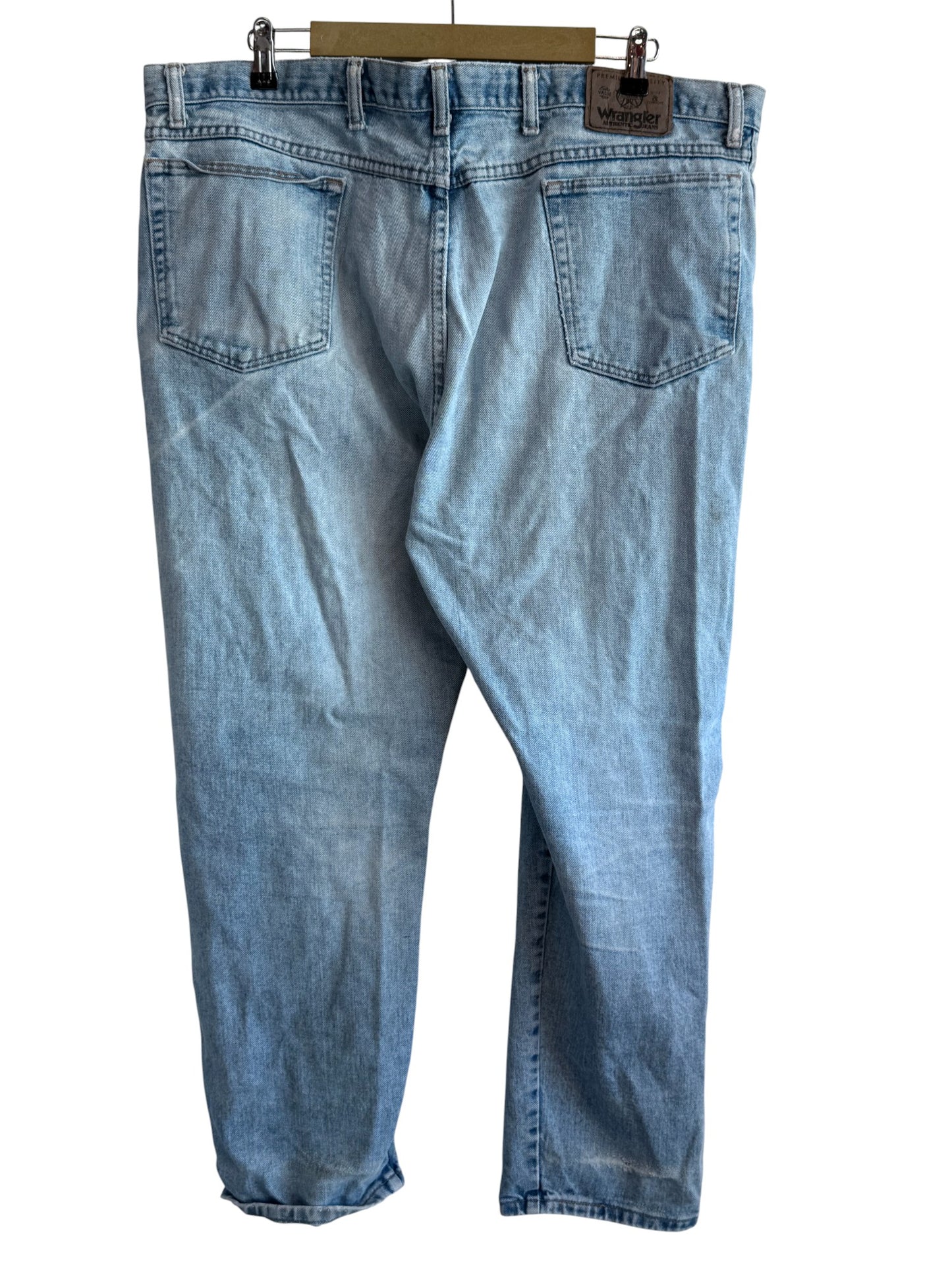 Vintage Wrangler Light Wash Denim Jeans Size 40x27