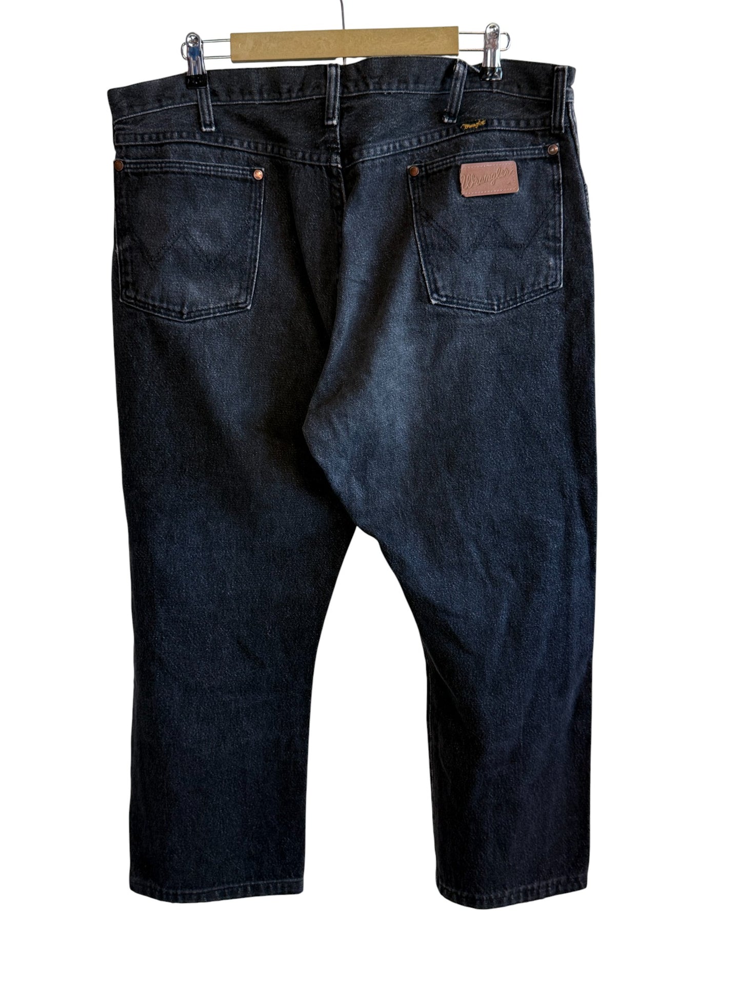 Vintage Wrangler Black Denim Jeans Size 38x26