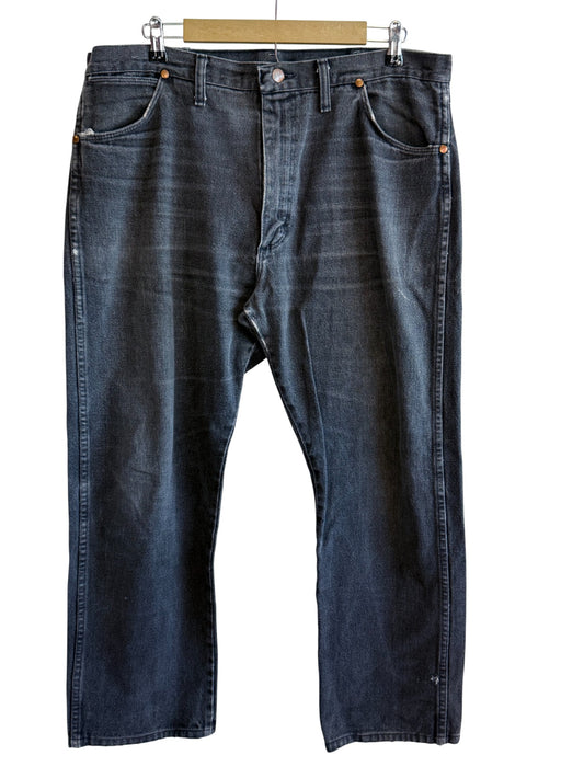 Vintage Wrangler Black Denim Jeans Size 38x26
