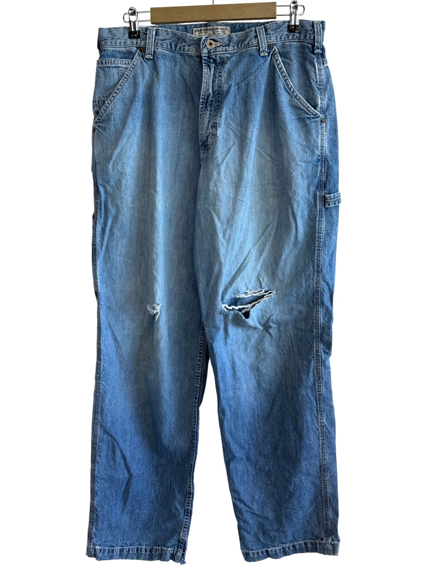 Vintage 90's Abercrombie and Fitch Made in USA Denim Jeans Size 33x32