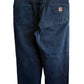 Vintage Carhartt Black Carpenter Jeans Size 36x27