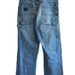 Vintage Wrangler Denim Cargo Pocket Jeans Size 26x26
