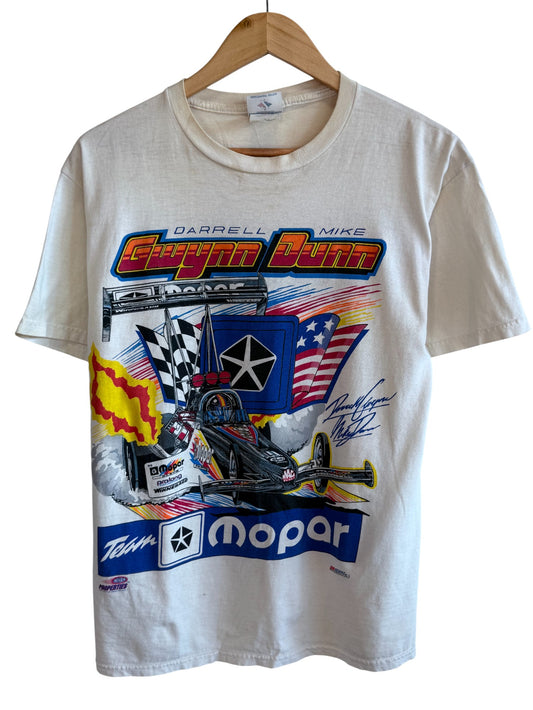 Vintage Y2K NHRA Racing Big Print Graphic Tee Size Medium