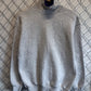 Vintage 90's Jerzees 2 in 1 Grey Purple Turtle Neck Sweater Size Medium
