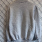 Vintage 90's Jerzees 2 in 1 Grey Purple Turtle Neck Sweater Size Medium