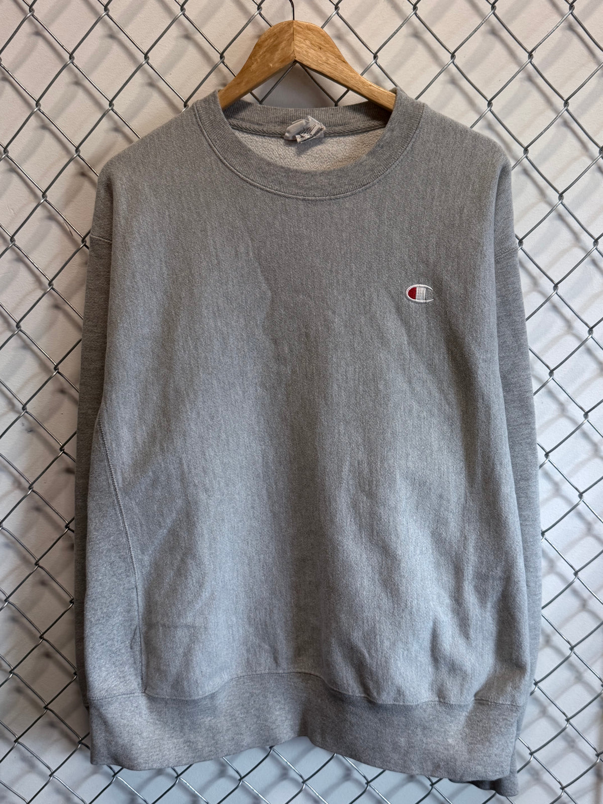 Champion Grey Reverse Weave Sweater Size XL