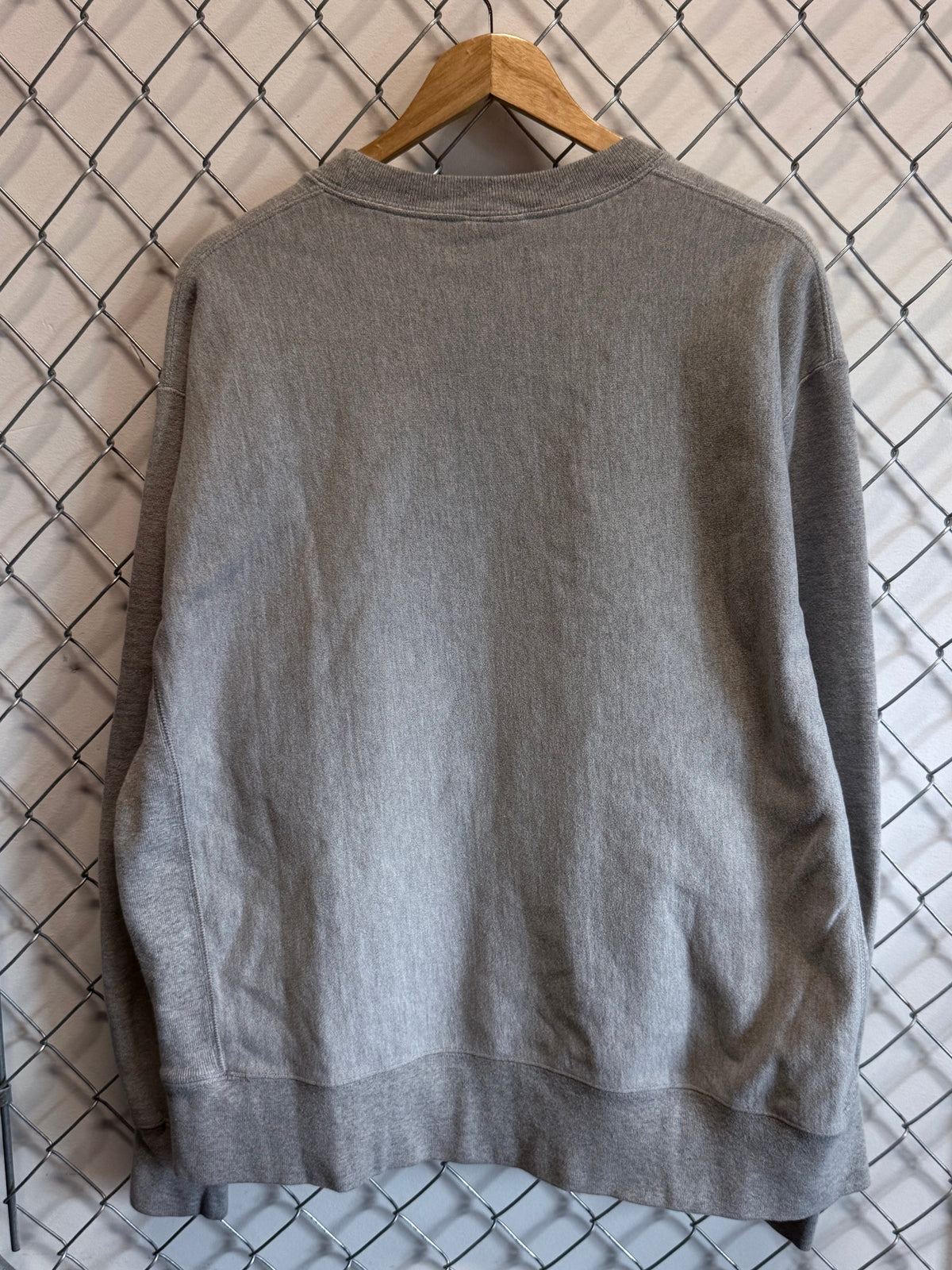 Champion Grey Reverse Weave Sweater Size XL