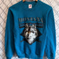 Vintage 90's Montana Lone Wolf Nature Crewneck Sweater Size Small