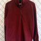 Patagonia Red Capilene Quarter Zip Fleece Sweater Size XL