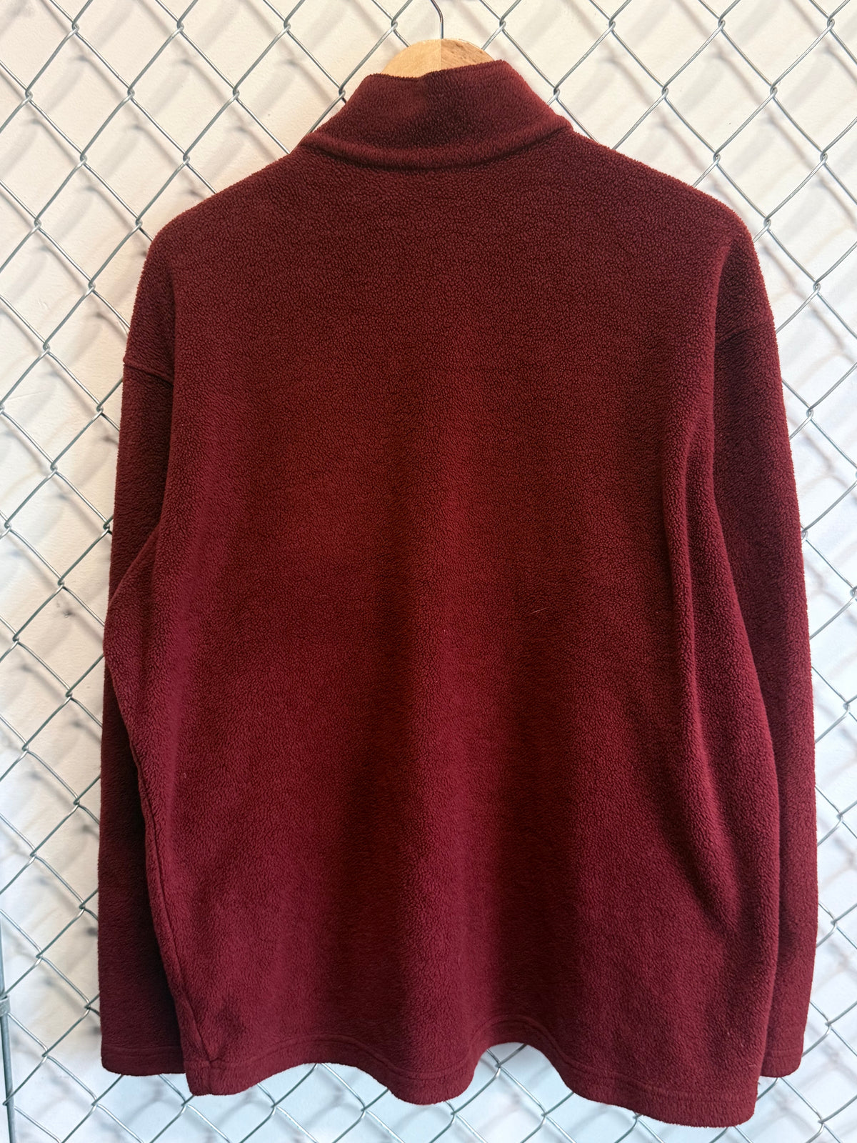 Patagonia Red Capilene Quarter Zip Fleece Sweater Size XL