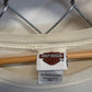 Y2K Harley Davidson Flame Sleeves White Long Sleeve Biker Shirt Size XXL