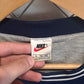 Vintage 90's Nike Big Swoosh Navy Blue Windbreaker Jacket Size XL