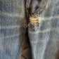 Vintage Levi's Thrashed 501 Distressed Denim Jeans Size 30x31