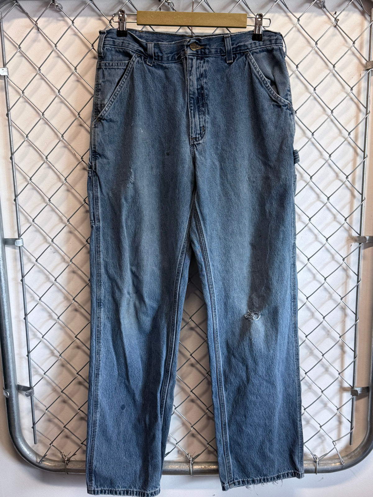Carhartt Dungaree Denim Carpenter Jeans Size 32x31