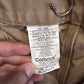 Carhartt Brown Dungaree Fit Carpenter Pants Size 32x32