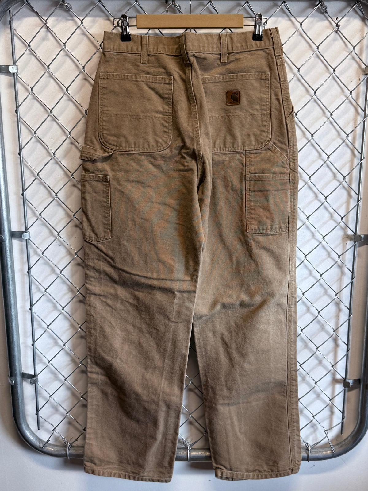 Carhartt Brown Dungaree Fit Carpenter Pants Size 32x32