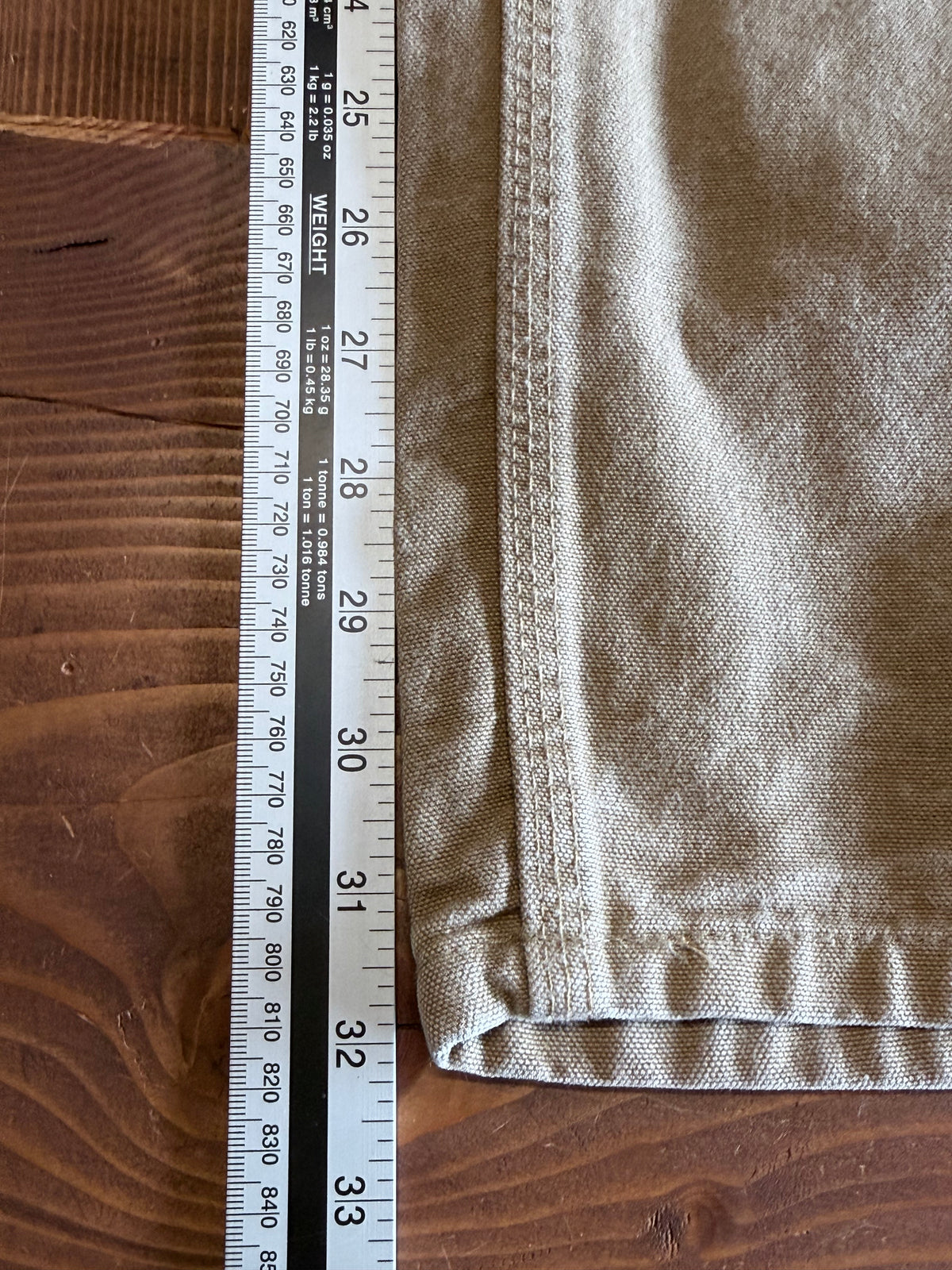 Carhartt Brown Dungaree Fit Carpenter Pants Size 32x32