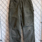 Carhartt Olive Green Dungaree Fit Carpenter Pants Size 31x27