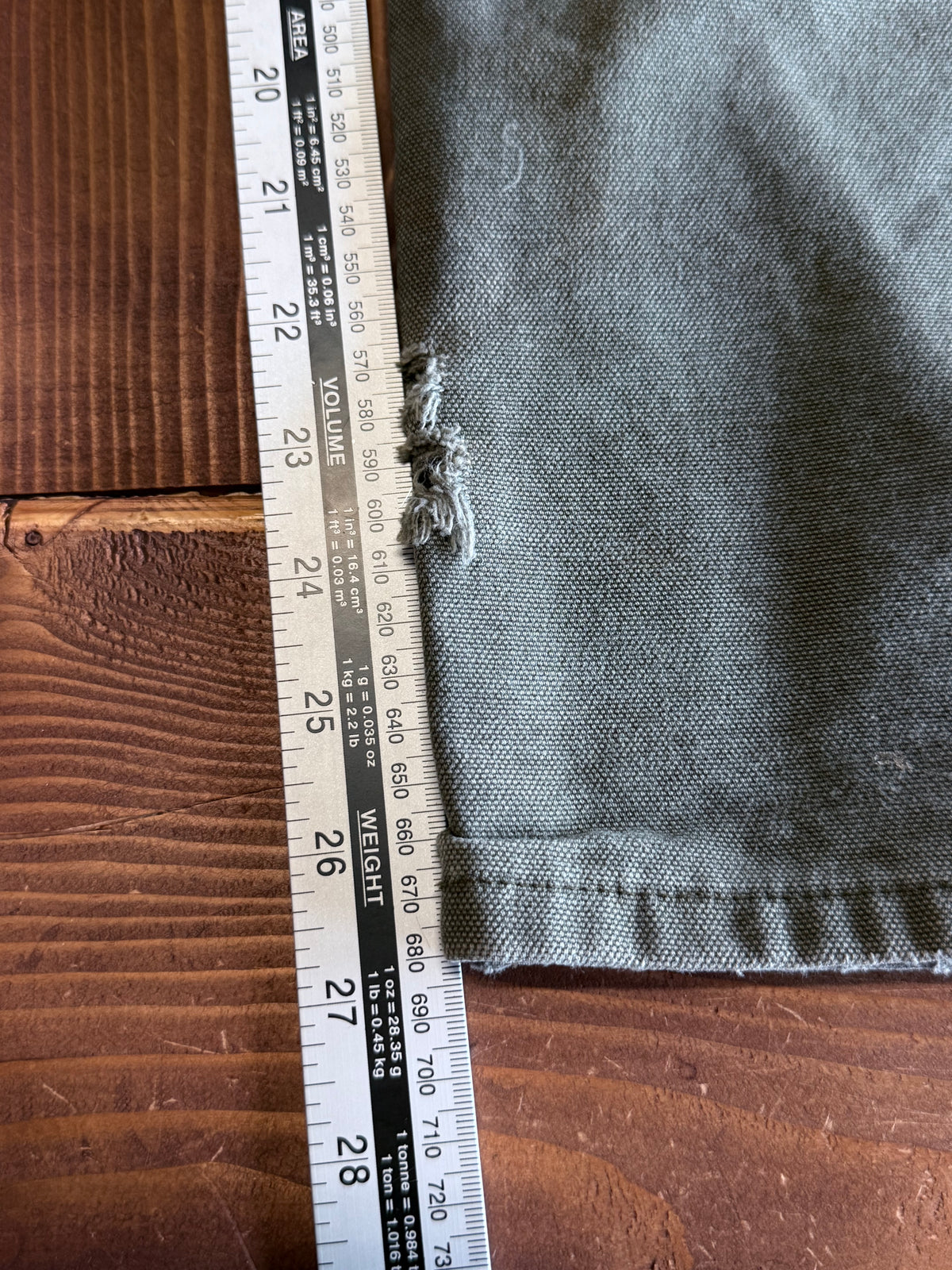 Carhartt Olive Green Dungaree Fit Carpenter Pants Size 31x27
