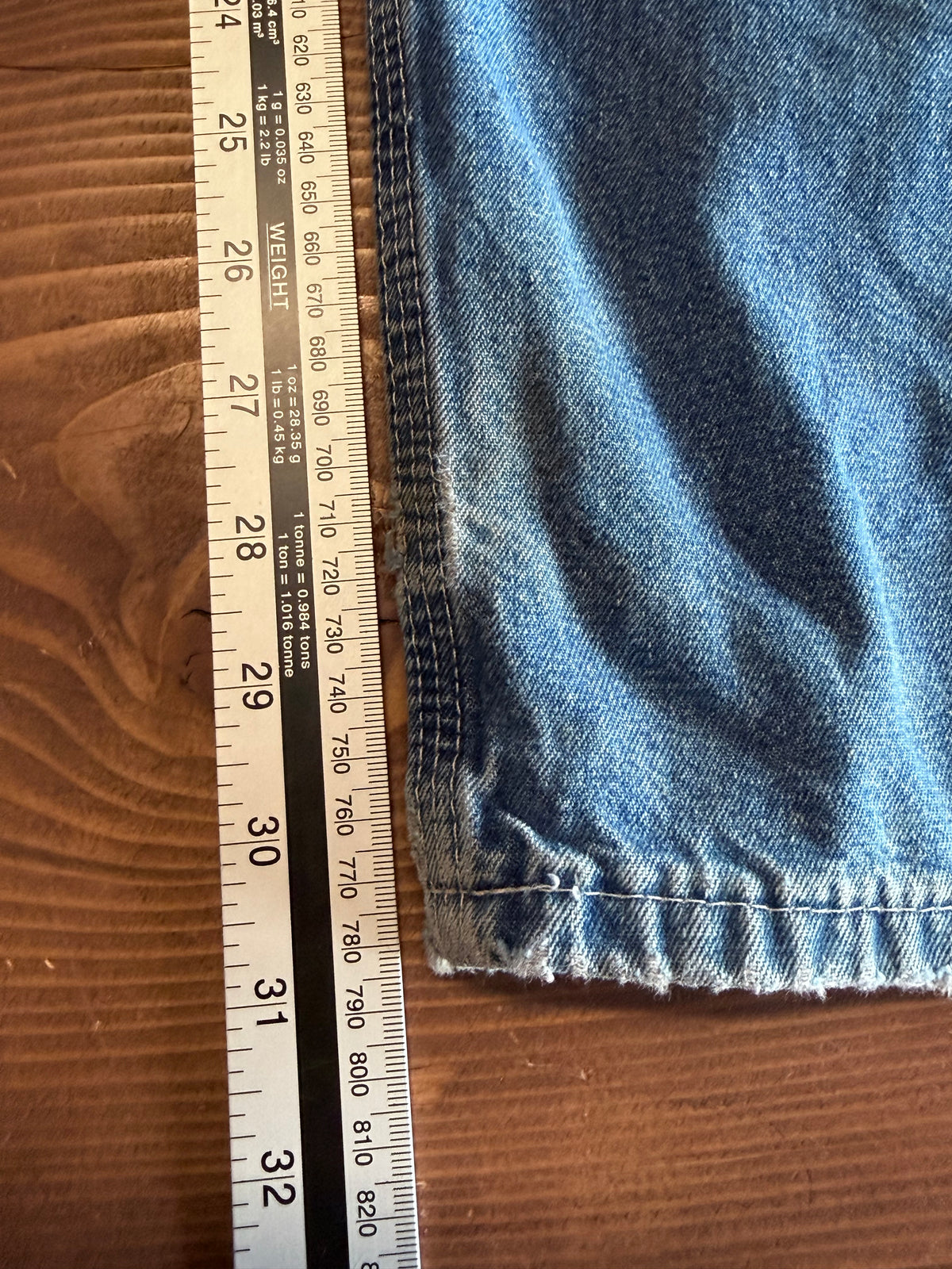 Vintage Carhartt Dungaree Fit Denim Carpenter Jeans Size 34x31