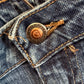 Carhartt Women's Faded Denim Double Knee Carpenter Jeans Size 34x29
