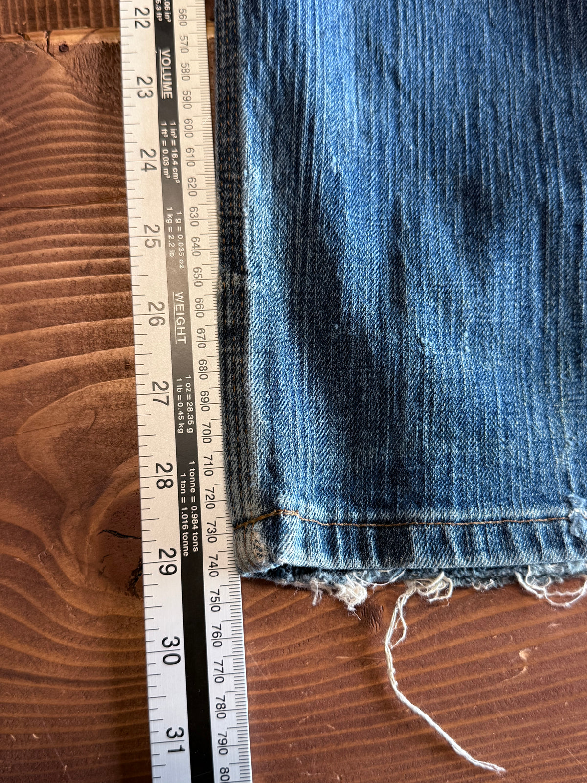 Carhartt Women's Faded Denim Double Knee Carpenter Jeans Size 34x29