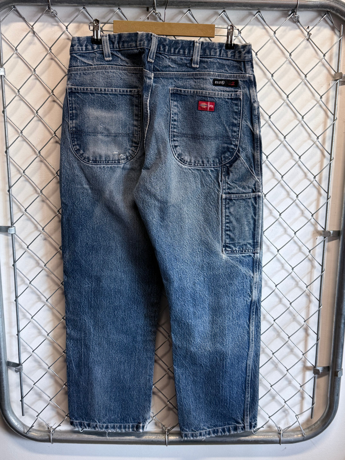 Dickies Faded Denim Carpenter FR Jeans Size 36x30