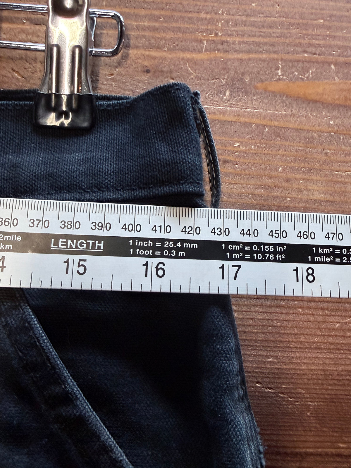 Carhartt Black Distressed Double Knee Carpenter Pants Size 34x30