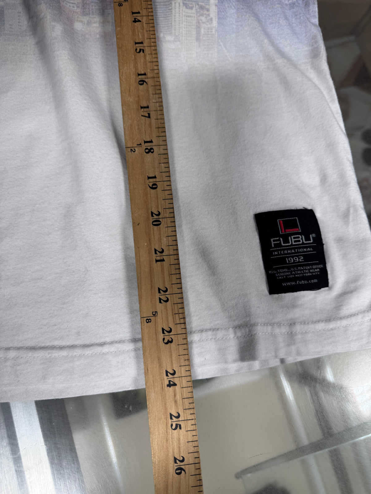 Y2K FUBU Legacy New York City Skyline Graphic Tee Size XXS