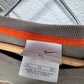 Y2K Nike Small Swoosh Stripe Logo Brown Tee Size XL