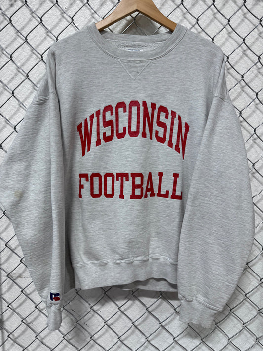 Vintage 90's Russell Athletic Wisconsin Football Collegiate Sweater Size XL