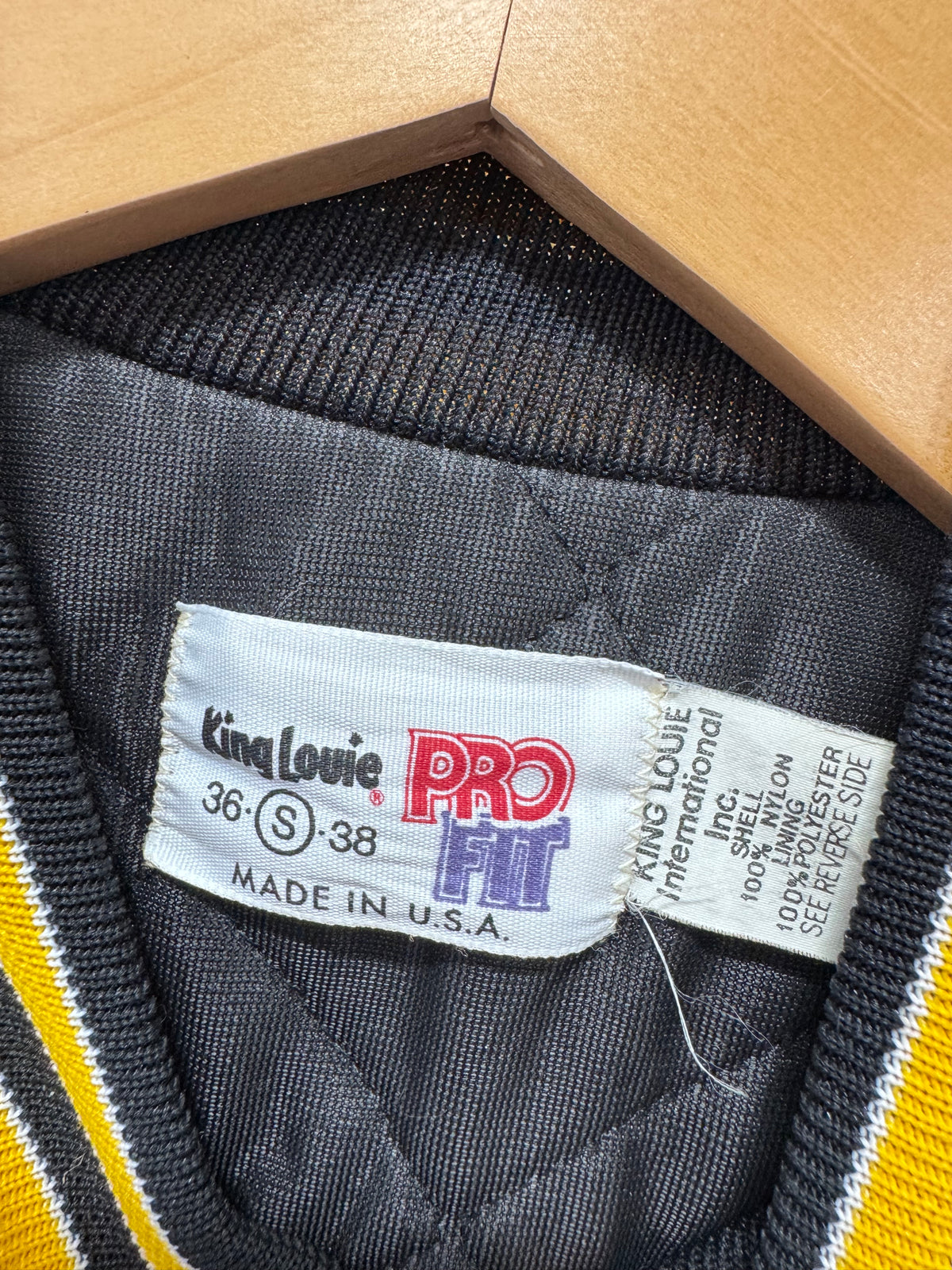 Vintage 80's King Louie Iowa Hawkeyes Collegiate Bomber Jacket Size Small