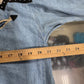 Vintage Rivergold Western Style Denim Button Up Shirt Size Small