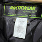 Vintage Arctic Cat Snowmobile Racing Black Green Jacket Size Medium