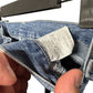 Vintage 90's Lee Denim Cargo Pocket Carpenter Jeans Size 32x34