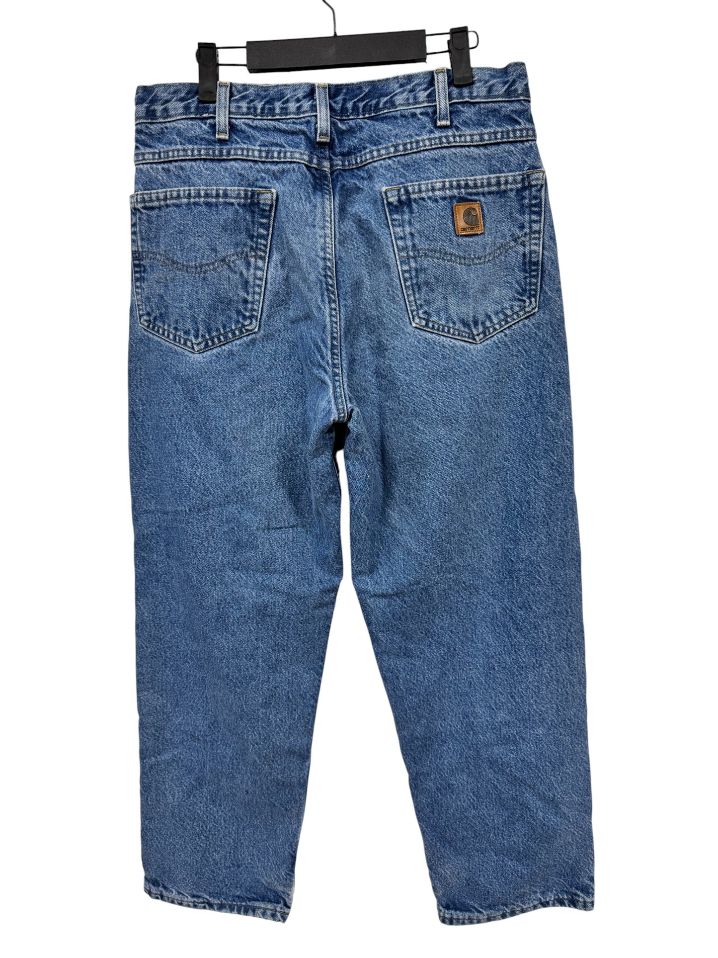 Carhartt Flannel Lined Relaxed Fit Denim Jeans Size 33x29