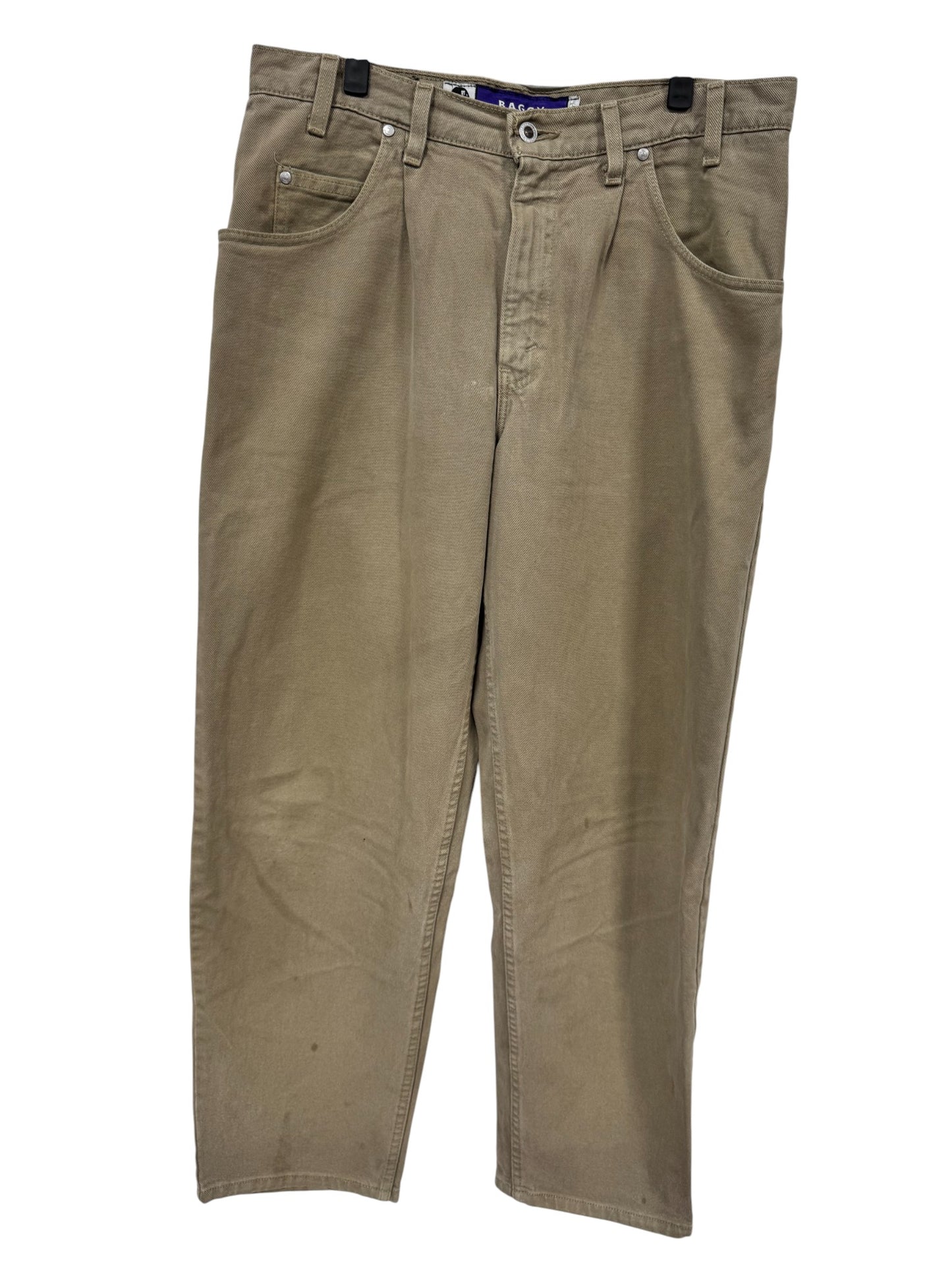 Vintage 90's Levi's Silvertab Brown Baggy Fit Skate Jeans Size 34x30