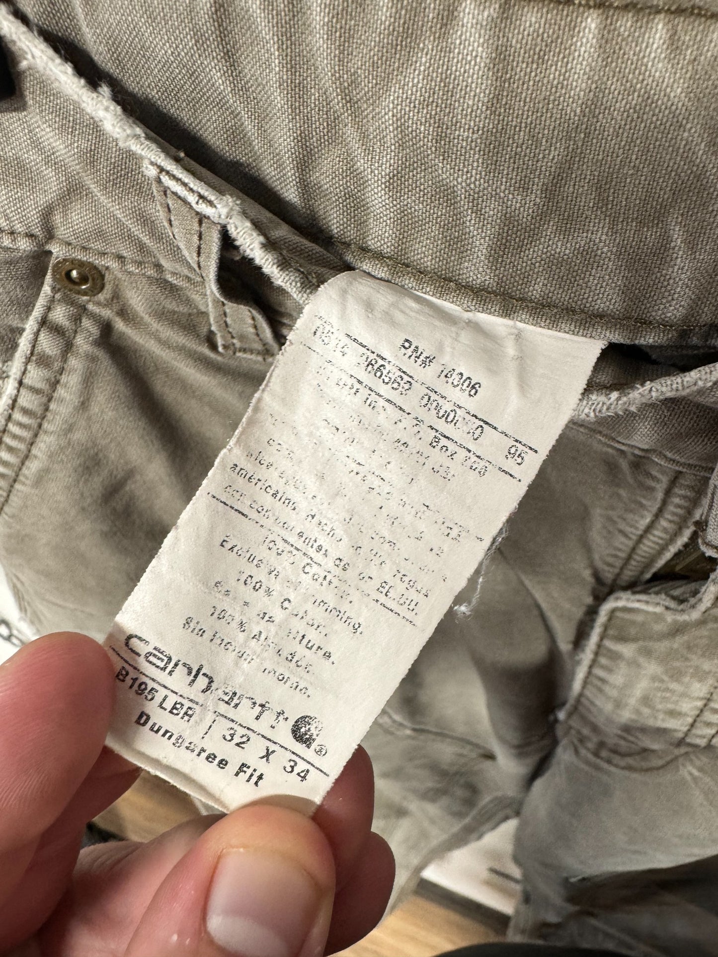 Carhartt Faded Double Knee Carpenter Pants Size 32x32