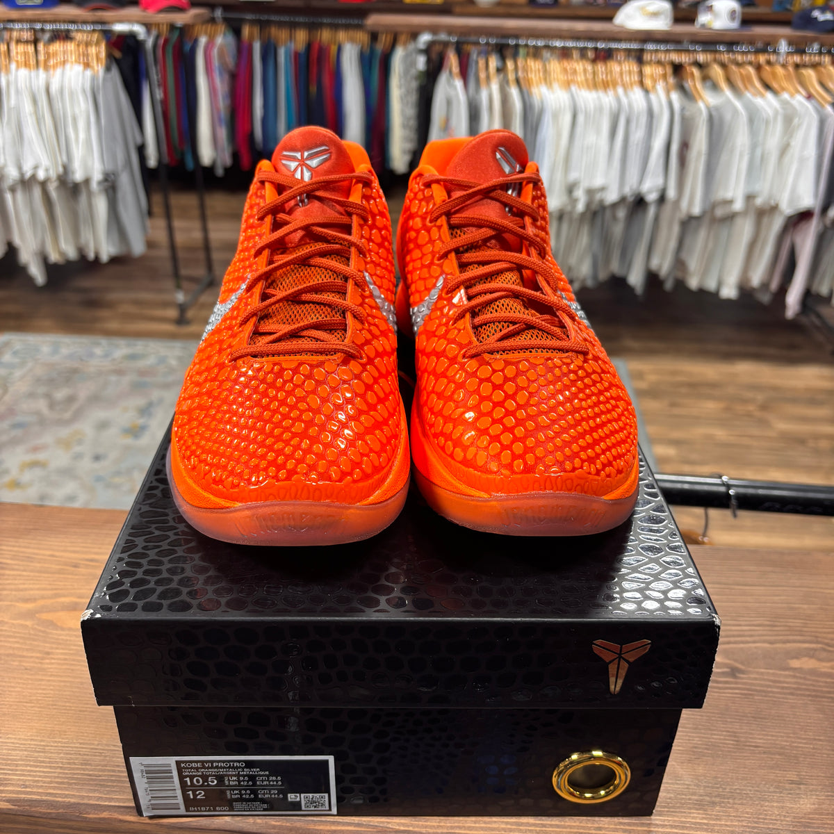 Nike Kobe 6 Protro 'Total Orange' Size 10.5