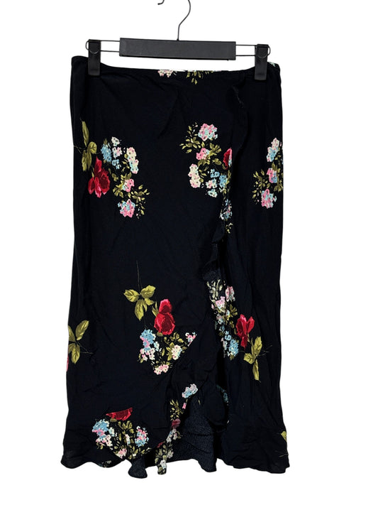 Vintage 90's Women's Amorose Floral Print Maxi Skirt Size XS