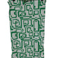 Vintage 90's Women's Abstract Shapes Green Skirt Size XL