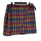 Vintage 90's Women's Plaid Made in USA Mini Skirt Size Medium